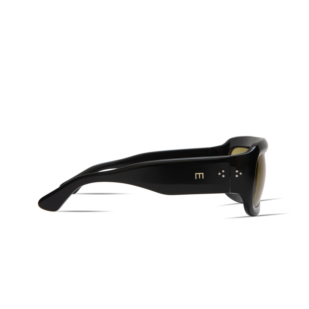 Aries in Gloss Black Olive Green Lens