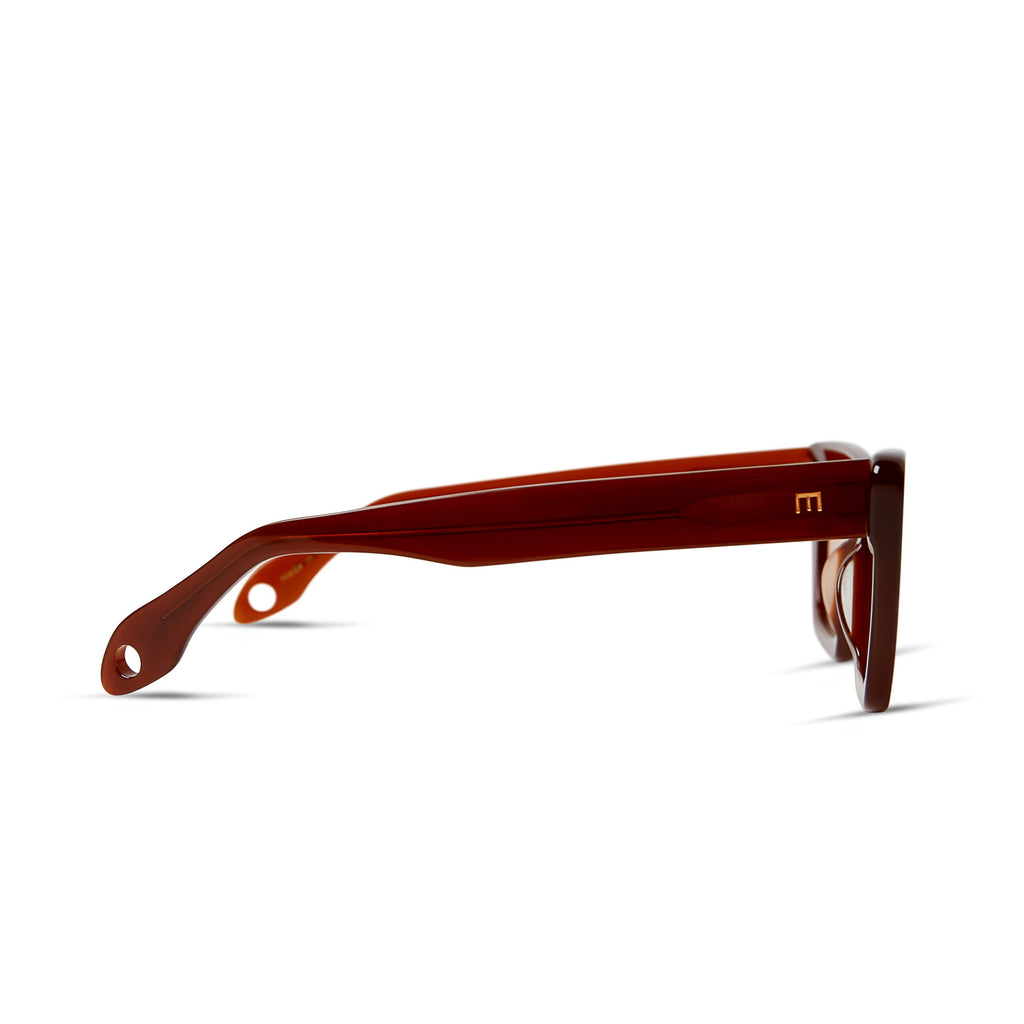 Lori in Gloss Brown Optical Lens