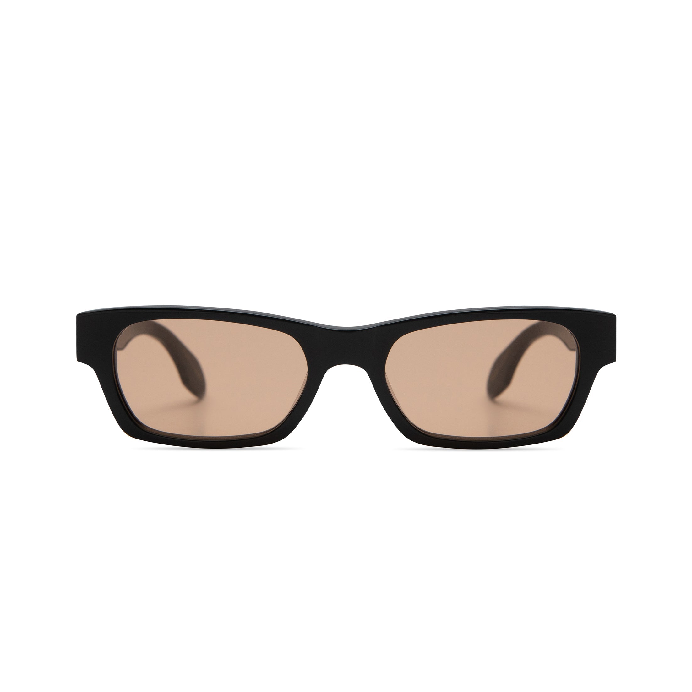 Alix in Gloss Black Amber Lens