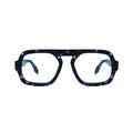 Jane in Blue Tortoise Optical Lens