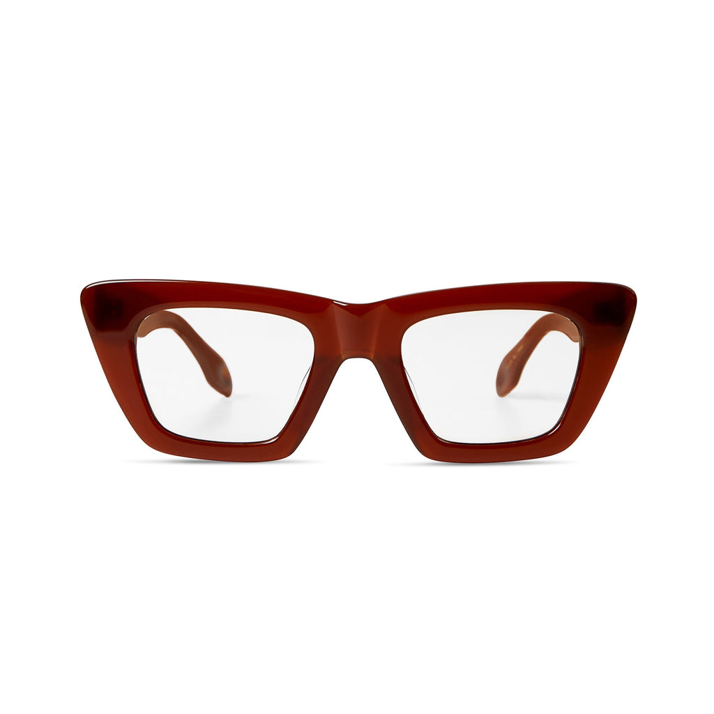 Lori in Gloss Brown Optical Lens