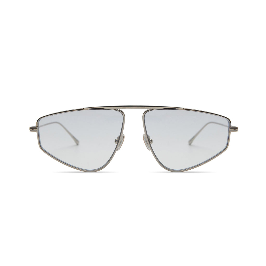Riley in Silver Metal Purple Lens