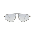 Riley in Silver Metal Purple Lens