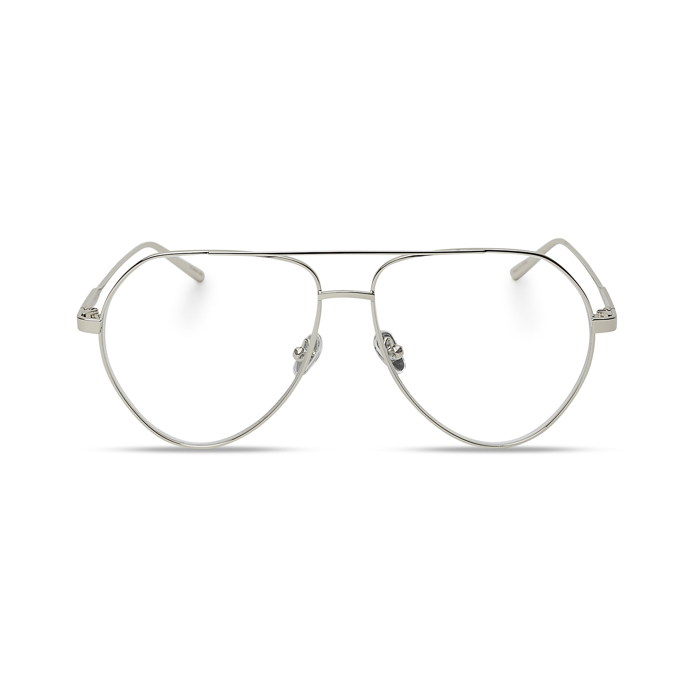Sam in Silver Metal Optical