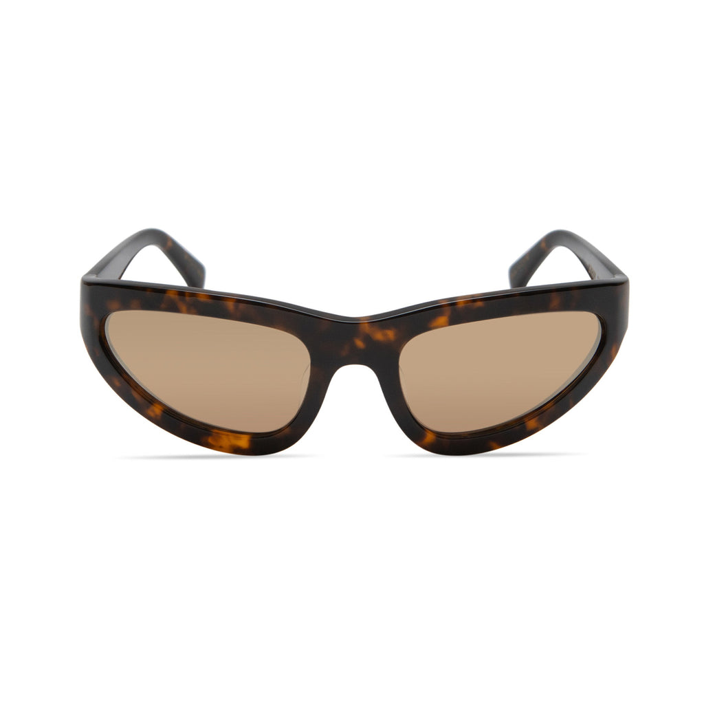Sham in Brown Tortoise Gold Mirror Lens